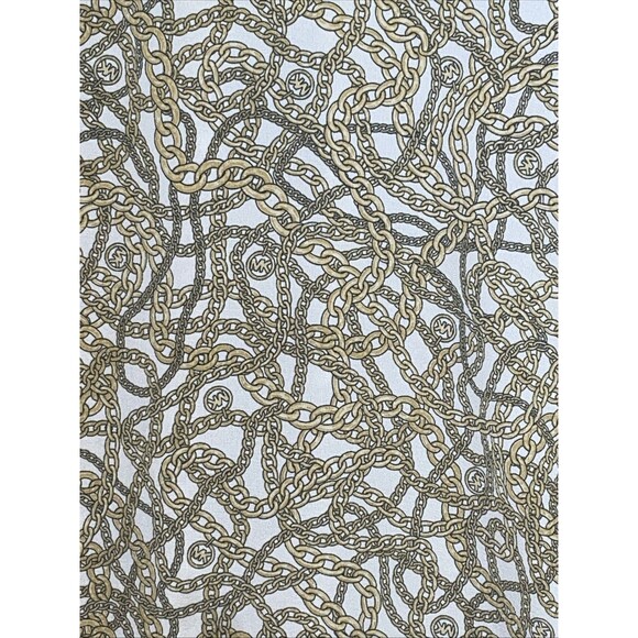 Michael Kors Womens Top XL Gold Chain Work Career Professional Office Casual - Picture 9 of 11